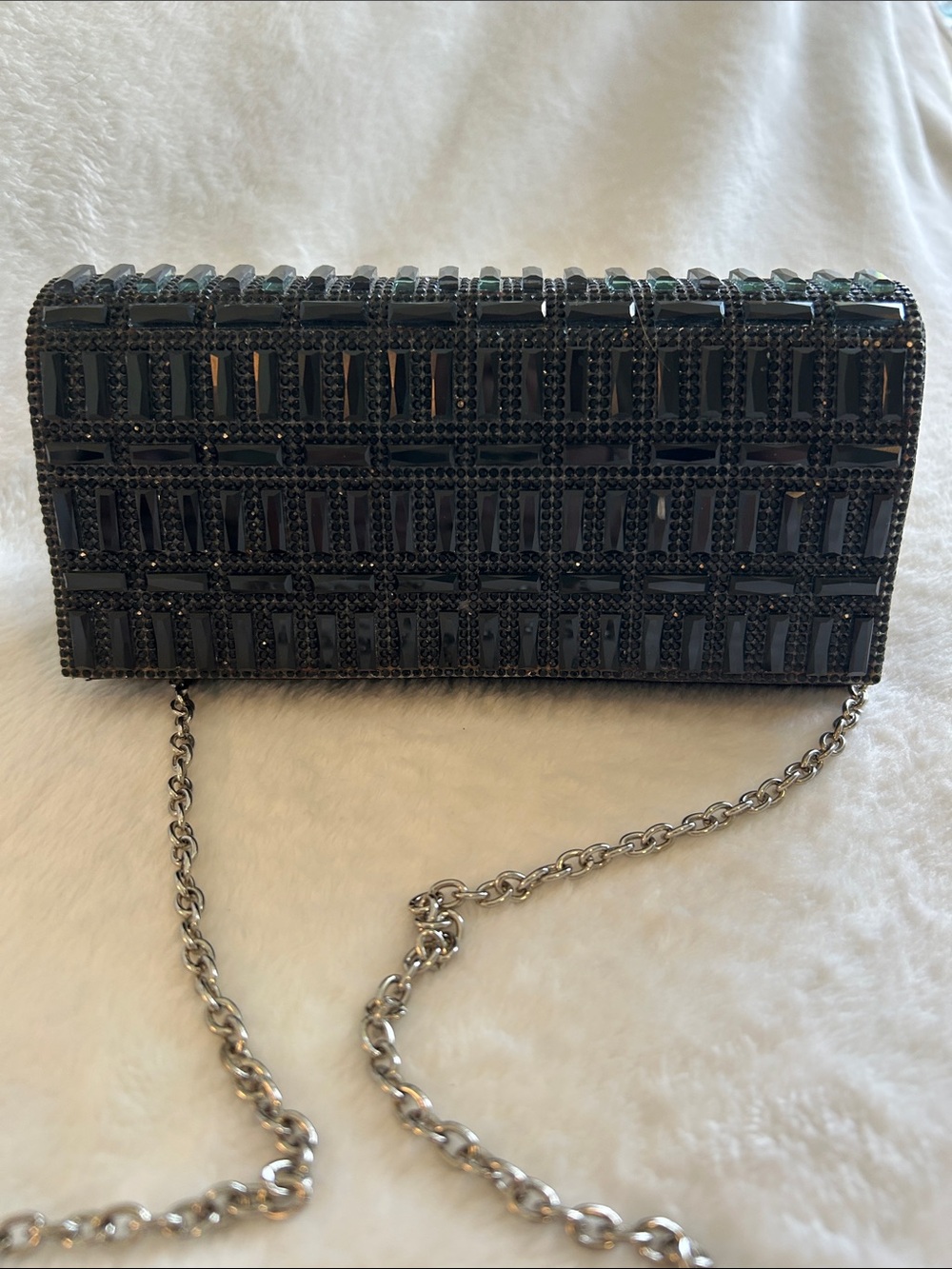 Inc International Concepts
Black Beaded Crossbody Clutch Hand
Bag